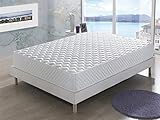 DAGOSTINO HOME BOUTIQUE COLLECTION Matelas Visco Graphène Los Angeles 90X190X20cm - Soutien Ferme Moyen, Extrêmement Durable, Reducteur electricite Statique,
