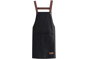 WJIAEER Delantal hombres y mujeres, delantal de cocina personalizado para hombres con bolsillo grande, 70 * 70CM, delantal para barbacoa que evita las manchas de aceite