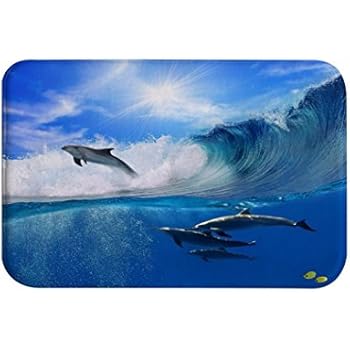 A.Monamour Badematten Badteppiche Badvorleger Blauen Ozean Meer