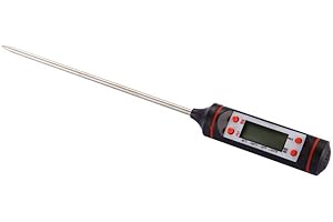 TEMPO DI SALDI Cyfrowy termometr kuchenny z prętem i wyświetlaczem LCD do napojów - 50 + 300°C