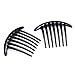 Gleader 2pcs Hair Comb Pin Accessories Plastic Women Lady Fashion Black