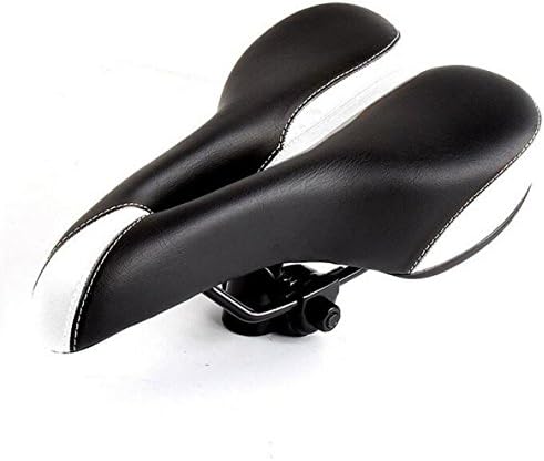 HAOXUAN Bicycle Saddle Mountain Bike Saddle Universal Oversized Ultra-Soft Cushions Bicycle Bicycle Parts, White B,275*160Mm