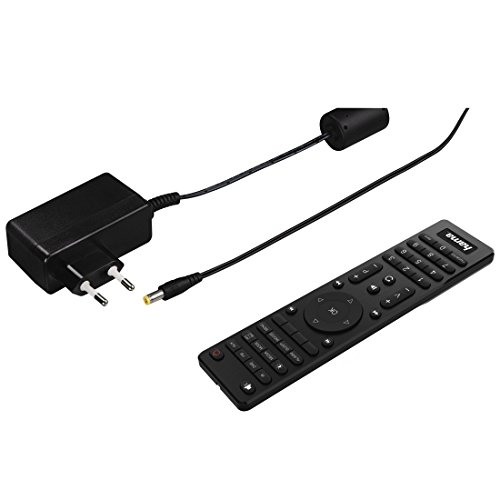 Hama Internetradio IR110M (WLAN/LAN, Fernbedienung, USB-Anschluss mit Lade- und Wiedergabefunktion, Weck- und Wifi-Streamingfunktion, Multiroom, gratis Radio App), schwarz