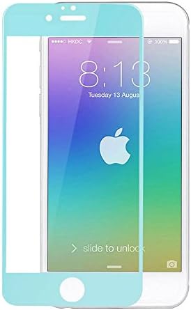 Back and Front Full Coverage Tempered Glass Screen Protector for iPhone 6 / 6S 4.7 Inch - Skitic 9H Hardness Anti Scratch Edge to Edge Protection Coloured Protect Film - Light Green
