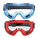 Produktbild Toyvian Kinder Skibrille Motorrad Helm Reiten Modular Gesichtsmaske Winddicht Atmungsaktiv Schildbrille Im Freien (2 stücke, Rot + Blau)