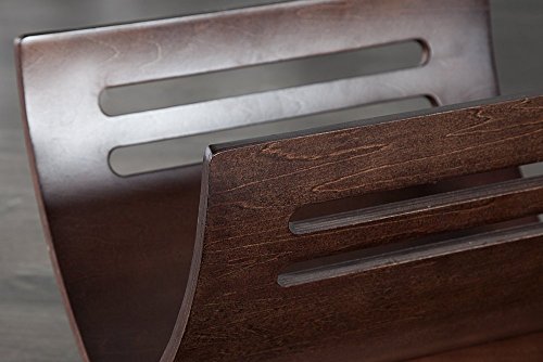 Design Zeitungsständer NEWS wenge coffee Magazinständer - 7