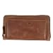 Produktbild DAMENBÖRSE / PORTEMONNAIE / GELDBEUTEL VINTAGE "DIVA" 19x10CM - LEDER BRAUN - FAIR TRADE