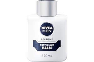 NIVEA MEN Sensitive Balm po goleniu z alkoholem, pielęgnujący balsam po goleniu dla mężczyzn, do pielęgnacji skóry i dla mężczyzn