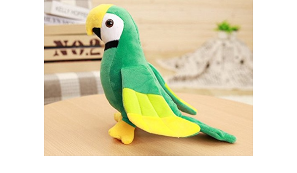 parrot soft toy