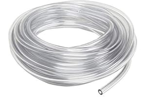 GREITAPIGU.LT Polyuréthane PU Pneumatique Tuyau 8mm x 5mm 5 mètre Clair (transparent) Tubes Flexibles Pour Vide Air Pétrole