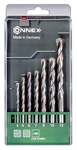 Connex Betonbohrersatz 4-12 mm Hartmetall 7-teilig, COX974907