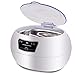 Produktbild GWJ Ultraschallreiniger Reinigungsgerät, 600Ml Digital Ultrasonic Cleaner Reiniger Edelstahl Ultraschallbad Mit Uhrenhalter Und Reinigungskorb 42,000Hz 50W Für Brillen Schmuck Wasserdicht Uhren Rasierapparat