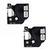 Produktbild Kompatible P-touch als Ersatz für DYMO D1 40913 9mm 7m EtikettenbandSchwarz auf Weiß,2er-Pack