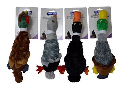 SOFT-SQUEAKY-PET-PLUSH-TOY-FETCH-CARRY-CUDDLE-COMFORT-THE-PET-STORE