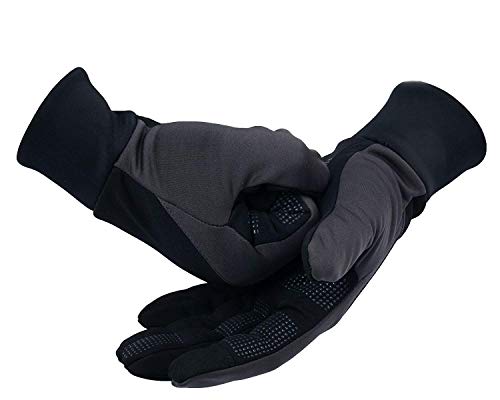 OZERO Thermal Gloves, Touch Screen Running and Cycling Gloves for Men and Women
