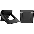 JaneYi 2 Pieces Mini Laptop Stand Riser Invisible Computer Keyboard Stand for Desk Ergonomic Portable ABS Lightweight Laptop Stand Foldable Tablet Support Holder for Notebook MacBook Pro Air Keyboard