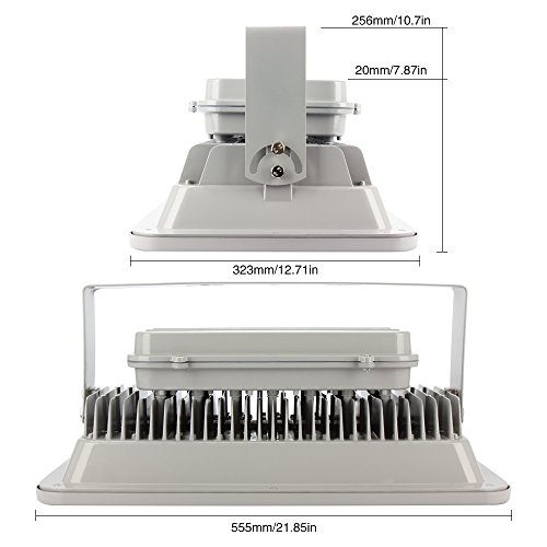 500 Watt LED Flutlicht Super Hell 50000LM Fluter Wasserdicht IP 66 Warmweiß Scheinwerfer Außenstrahler für Garten Hof Dock - 7