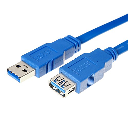 Inateck USB 3.0 Verlängerungskabel A Stecker auf A Buchse (1,5m) blau