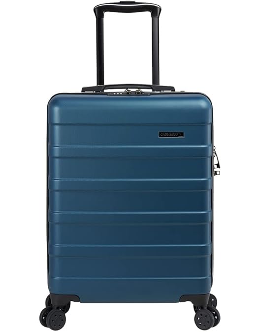 COOLIFE Kabinenkoffer 55x35x20cm voor Ryanair-vliegtuig, handbagage, handbagage, harde koffer met TSA-slot en 4 dubbele wielen, 2 jaar garantie, zwart, 55 x 35 x 20cm
