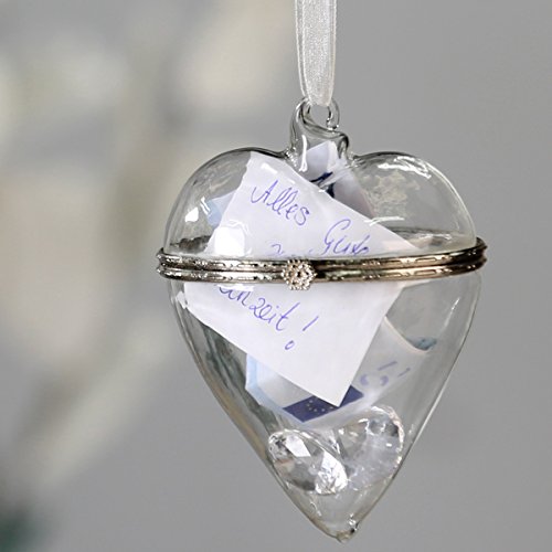 Geschenkverpackung "Glasherz" - Hübsche Geschenkverpackung zur Hochzeit