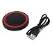 Generic Universal Round QI Wireless Charger Charging Pad Plate for Phone Red Circle RS.660.00