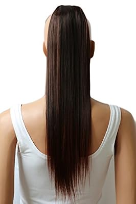 PRETTYSHOP 60cm clip en extensions postiche extension de cheveux lisse résistant à la chaleur variation HC18