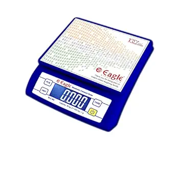 Eagle DLX-302 Digital Kitchen Weighing Scale, Electronic Food Weight Machine with Maximum Weighing Capacity 30 kg & Accuracy is upto 10 kg is 500 g & above 10 kg is 1 g for Shop, Office, Industry & Bakery, with Tare Function with Blue Backlight Rechargeable Battery (Free USB Cable)