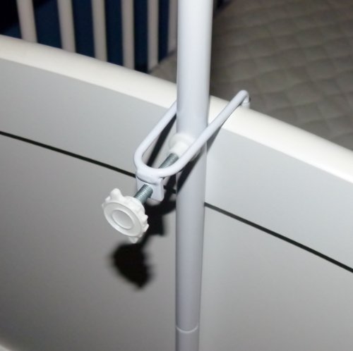 Belly and Boobs – Himmelstange für Baby Kinderbett in weiß ca. 1,50 m hoch - 6