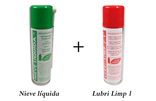 Nieve líquida + Spray limpiacontactos ligera lubricación (LUBRILIMP-1)