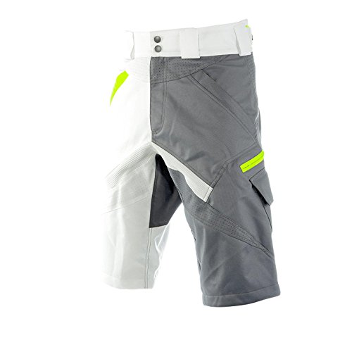 O'Neal Stormrider MTB Shorts Grau Weiß Mountainbike Downhill BMX Freeride Hose, 1230-5
