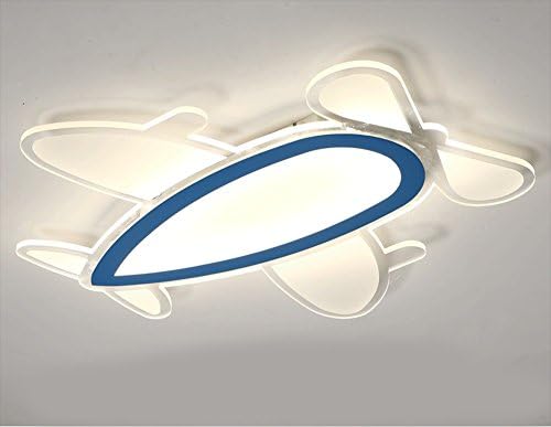 LighSCH Ceiling Light Bedroom Are Children Aircraft Lights Acrylic Ultra-Thin Led Warm Light Blue 650*650Mm 45W Modern Lamp