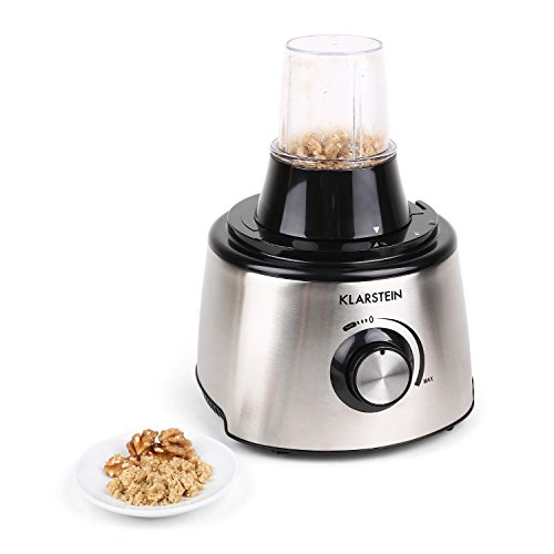 Klarstein The-Foodfather-II Universal Küchenmaschine mit Mixer (800W, 2 Liter Rührschüssel, 1,5 Liter Glas-Standmixer-Aufsatz, umfangreiches Zubehör Set) - 5