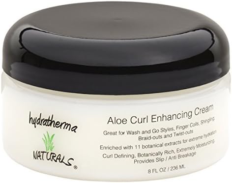 Aloe Curl Enhancing Twisting Cream - 8 FL Oz by Hydratherma Naturals
