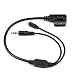 Produktbild Qiilu Auto AMI MDI MMI 3.5mm MP3 Auxiliary Adapterkabel für iPod iPhone 5 6 Für Audi A3 A8 Q5 Für VW