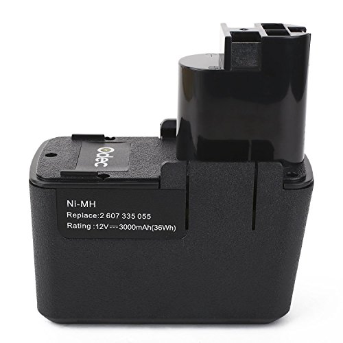 Odec Ersatzakku 12V 3000mAh, Ni-MH-Akku für BOSCH PSR120 BAT011 3300K BH1214H BH1214L BH1214MH BH1214N PSB 12VSP-2 PSR 120 PSR 12VES-2 - 8