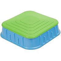 Balkon Sandkasten mit Deckel Baby Planschbecken Sandkiste Buddelkiste Kinderpool