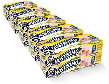 Nostromo - Tonno all'olio di oliva, 30 lattine da 70gr. Formato scorta da 10 confezioni. Fonte di proteine, senza conservanti.