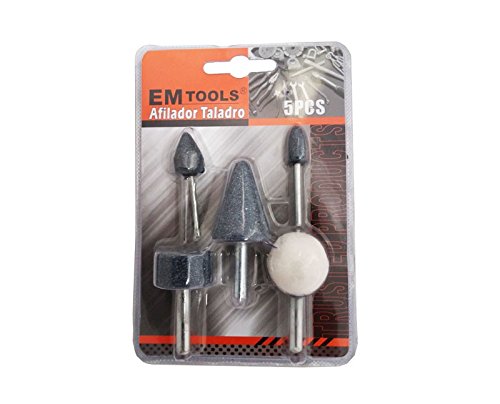 EM Tools - Afilador taladro 5 piezas
