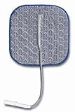 PALS Platinum Blue Electrodes 50x50mm square (1 pk of 4 superior quality self-adhesive electrodes for highly sensitive skin or allergies)