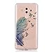 Produktbild Anlike Hülle für Huawei Mate 10 Pro (6 Zoll), Malerei Muster Case Cover Tasche Schutz Etui Schutzhülle für Huawei Mate 10 Pro (6 Zoll) - Feder Sturmvogel