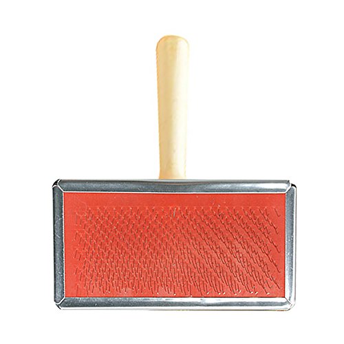 Preisvergleich Produktbild Haustier Katze Hund Reinigung Slicker Bürste Entfernen Verwicklung und Lose Fell Haarpflege Trimmer Rake Professionelle Kamm Pinsel 4,72 x 10,24 Zoll