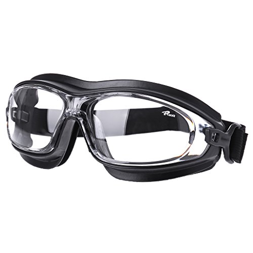 Preisvergleich Produktbild ranuw Staub Wind sanddicht stoßfest chemischen Säure Splash Arbeitsplatz Sicherheit Goggle, Schwarz