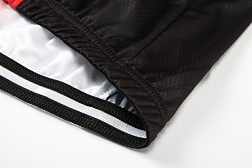 [Größe:S-5XL][option:Trägerhose,3D 2.8cm Sitzpolster] Fahrrad Trikot Langarm Radhose Radtrikot Fahrradbekleidung Herren Männer Hemd mit lange Ärmeln Set Cycling OutdoorTrikots Windjacke Neue - 6