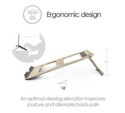 Desire2 View My Screen Anywhere Portable Laptop Notebook Macbook Desk Riser Stand - 3