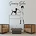 Produktbild haoxinbaihuo Schönheit Gril Und Hund Vinyl Wandaufkleber Für Hundesalon Salon Shop Wandtattoos Kinderzimmer Dekoration Abnehmbare Poster Wohnkultur
