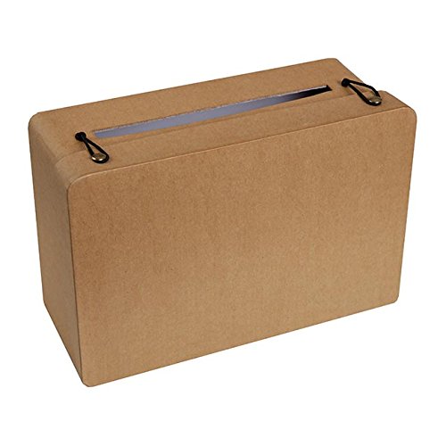 Geschenke- und Geldbox Koffer natur ca. 30 x 20 x 6 cm - Schachtel Briefbox Geschenkbox Geldgeschenkbox