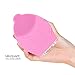 Facial Cleansing Brush, KINGDOMCARES Electric Deep Exfoliator Microdermabrasion Silicone Face and Body Massager Waterproof Rechargeable Makeup Remover Anti-Aging Facial Polish and Scrub Pink
