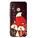 Produktbild Ultra Dünn Slim Anti-Rutsch Flexible Handyhülle 3D Flower Animal Cartoon Kreative Soft Licht Gel Gomma TPU Silikon Schutz Handy Hülle Case Tasche Etui Bumper für Huawei P20 Lite