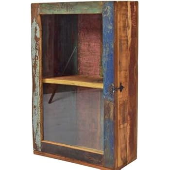 Hängeschrank Medizinschrank recyceltes Holz: Amazon.de: Küche & Haushalt