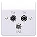 Produktbild MK K3553WHI TV- / FM- / Sat-Triplexer, 1-fach